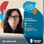 Poesía con Ana Piretro