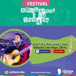 Matías Palavecino -Festival Aplaudamos a las bandas