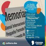 Visita virtual a la muestra Memorias