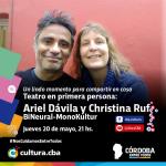Teatro en primera persona: Ariel Dávila y Christina Ruf