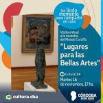 Visita virtual en el marco de la muestra Lugares para las Bellas Artes