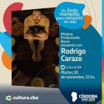 Músicos produciendo: breve encuentro con Rodrigo Carazo
