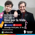 Mini recital de Dúo por la vida (Villa María)