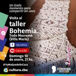Visita al taller Bohemia. Todo Macramé (Villa María)