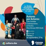 Autores por Actores. Ciclo Córdoba Contemporánea en Escena: Abrazar nos duele