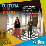 Cultura en el Patio: Clara Presta y Rodri Carazo