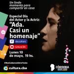 Ada, casi un homenaje - Especial día del actor y la actriz