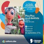 Títeres de Mate de Luna: Pica Pica va al dentista