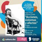 Visita virtual a la muestra: Acciones, sistemas y afectos, 10 años de Bitácora de vuelo