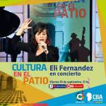 Cultura en el Patio: Eli Fernández