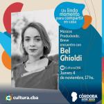 Músicos produciendo: breve encuentro con Bel Ghioldi
