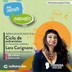 Con acento cordobés: Lara Carignano