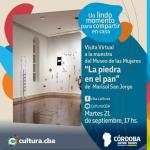 Recorrido virtual por la muestra La piedra en el pan de Marisol San Jorge