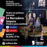 eatro en primera persona: La Narradora Impura (Teatro para cuentos)