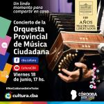 Concierto de la Orquesta Provincial de Música Ciudadana