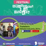 Festival Aplaudamos a las bandas: Trío Lila (Traslasierras)