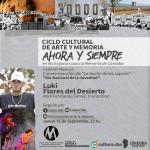 Ahora y siempre, arte y Memoria en los Espacios para la Memoria de Córdoba: Luki y Flores del desierto