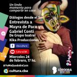 Diálogos desde el Sur: Mayra de Paco y Gabriel Conti