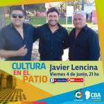 Cultura en el patio: Javier Lencina (Brinkman)