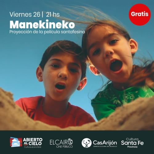 "Manekineko" Cine «Abierto Al Cielo» en CasArijon