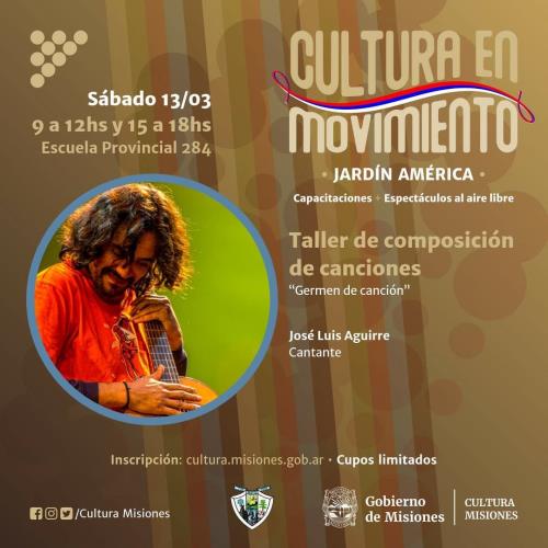 Cultura en Movimiento: Taller de Composición de Canciones