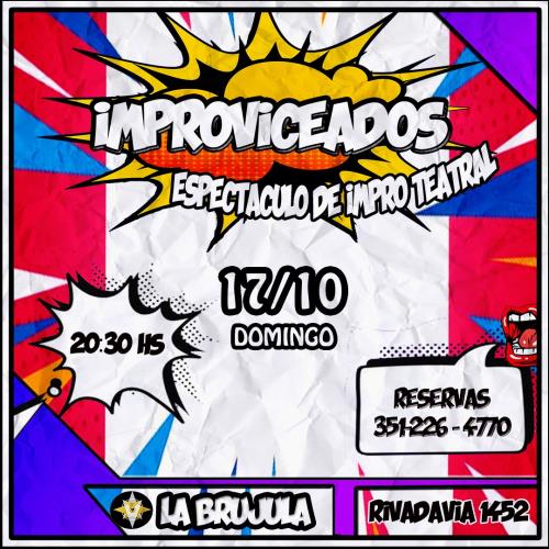IMPROVICEADOS en Teatro La Brújula - Espectáculo de improvisación teatral