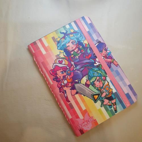 Libreta A6 Arcade League of Legends hojas lisas
