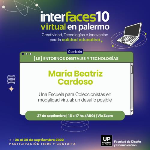 Ponencia: "Una Escuela para Coleccionistas en modalidad virtual: un desafío posible