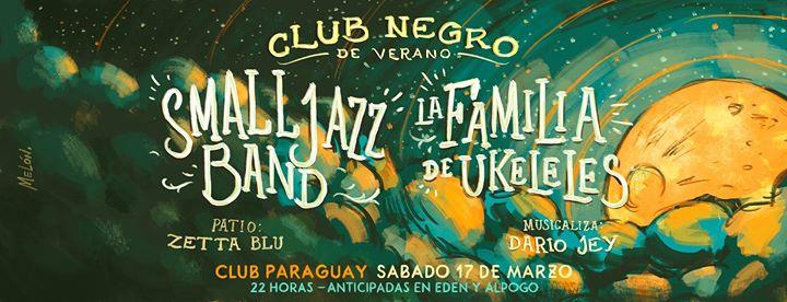 Club Negro 2018 ☾ Small Jazz Band & La Familia de Ukeleles