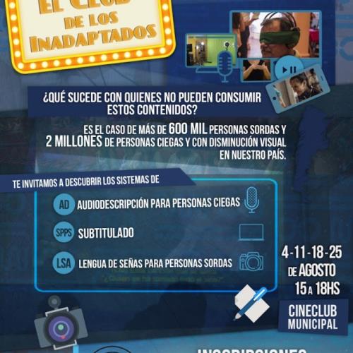 Capacitación sobre adaptación de contenidos audiovisuales para personas ciegas y sordas
