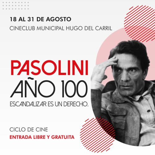 Ciclo de Cine: Pasolini Año 100
