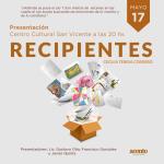 Presentación del libro “Recipientes” de Cecilia Teresa Cordero