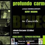 Profundo Carmesí en concierto