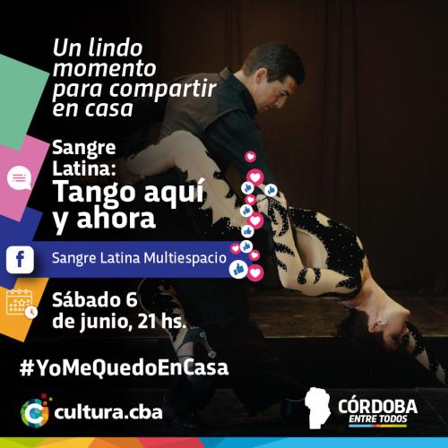 Un lindo momento para compartir en casa - Sangre Latina: Tango aquí y ahora