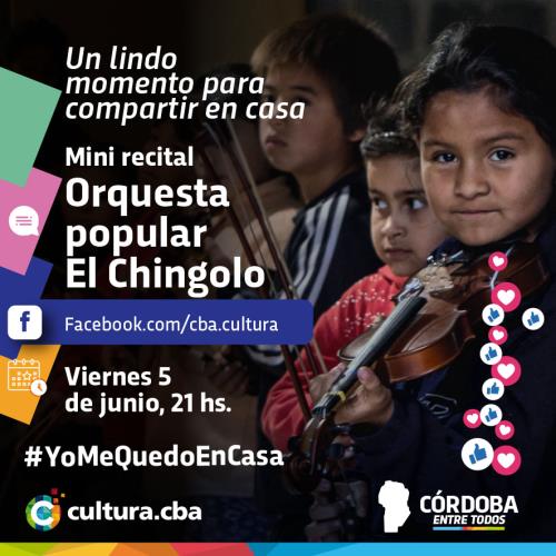 Un lindo momento para compartir en casa - Mini recital de Orquesta popular El Chingolo