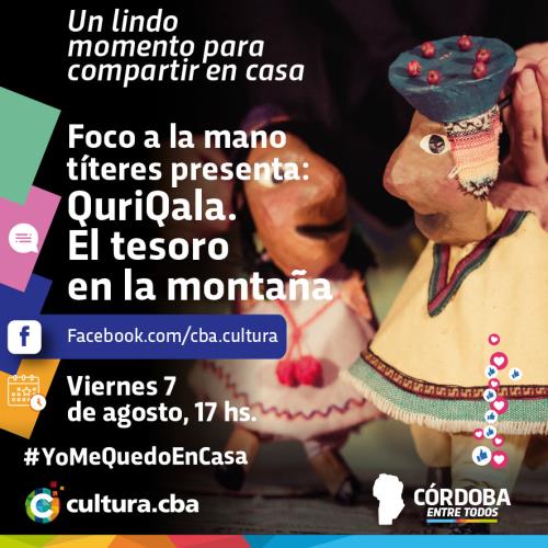 Foco a la mano títeres: Quiri Qala. El tesoro en la montaña