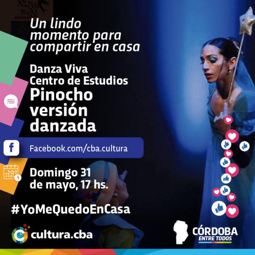 Un lindo momento para compartir en casa - Pinocho versión danzada