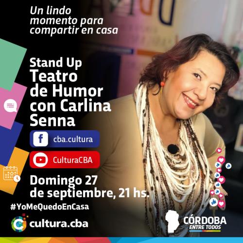 Stand Up. Teatro de Humor con Carlina Senna