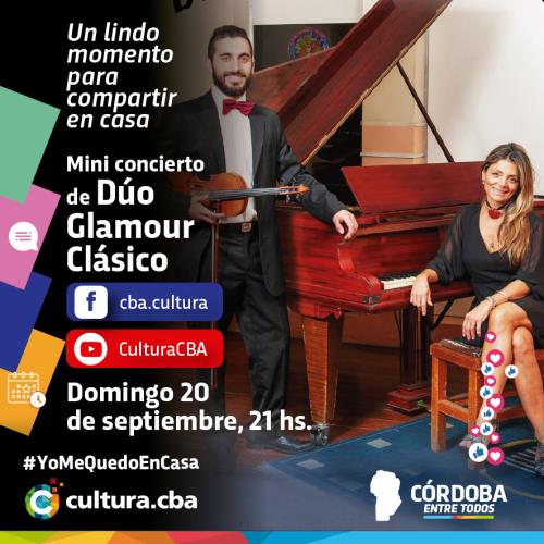 Mini concierto de Dúo Glamour Clásico