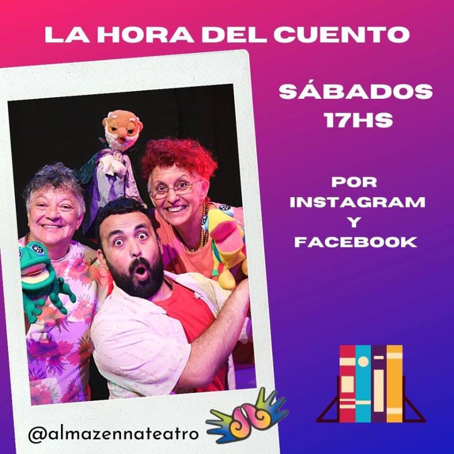 La Hora del Cuento - Almazena teatro- Instagram y Facebook live