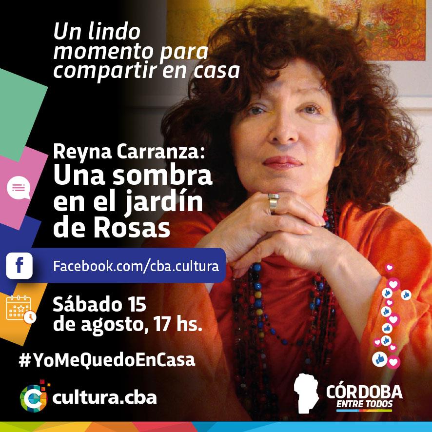 Reyna Carranza: Una sombra en el jardín de Rosas