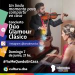 Un lindo momento para compartir en casa - Dúo Glamour Clásico