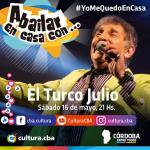 A bairlar en Casa con El Turco Julio (Facebook - Instagram y Youtube live)