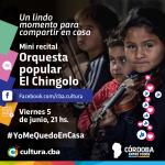 Un lindo momento para compartir en casa - Mini recital de Orquesta popular El Chingolo