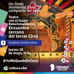 Un lindo momento para compartir en casa - Encuentro cercano del tercer Circo