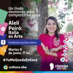 Un lindo momento para compartir en casa -Alelí Peiró: Italia es Arte