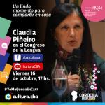 Claudia Piñeiro en el Congreso de la Lengua