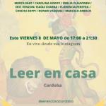 Leer en Casa 8 de Mayo - Evento por Instagram live
