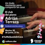 Un lindo momento para compartir en casa -  El club del piano: Adrián Terraza