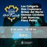 Gran festival virtual de música y humor para celebrar los  447 años de la Fundación de Córdoba.